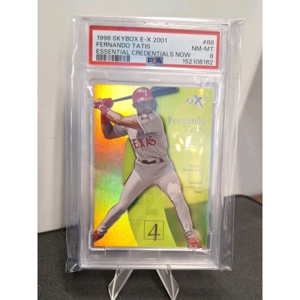 1998 Skybox EX 2001 Essential Credentials Now #88 Fernando Tatis /88 PSA 8 pop 3